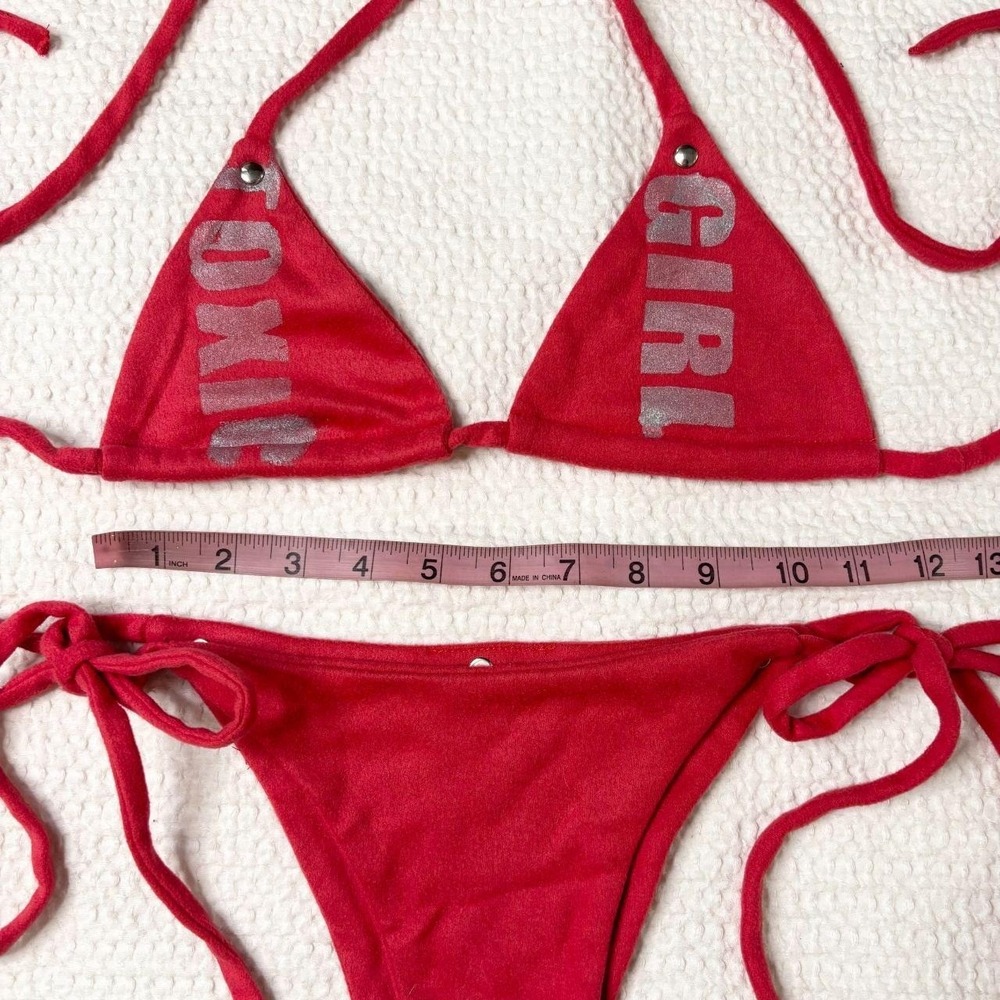 handmade grungy bikini set - Picture 4 of 5